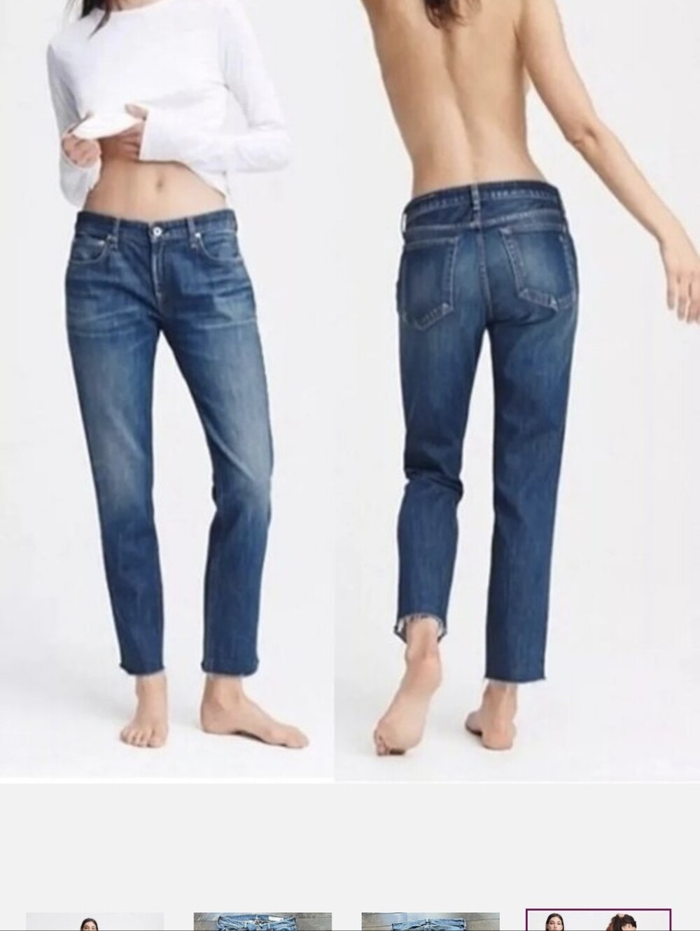 Rag & Bone Dre Low Rise Slim Boyfriend Jeans Sz.30